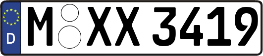 M-XX3419