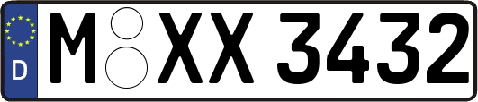 M-XX3432