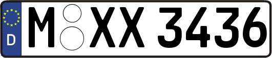 M-XX3436
