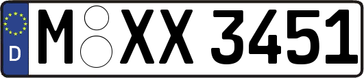 M-XX3451