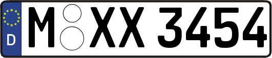 M-XX3454