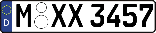 M-XX3457