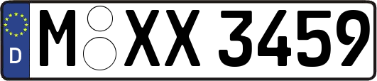 M-XX3459