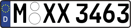 M-XX3463