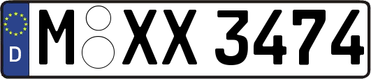 M-XX3474