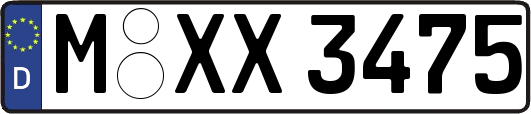 M-XX3475