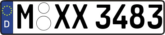 M-XX3483