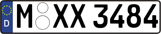 M-XX3484