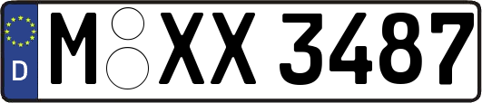 M-XX3487