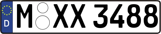 M-XX3488