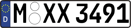 M-XX3491