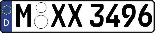 M-XX3496