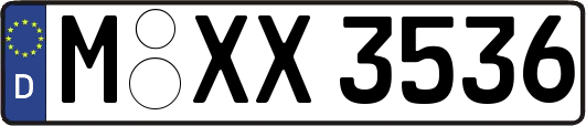 M-XX3536