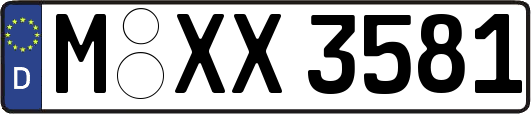 M-XX3581