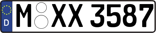 M-XX3587