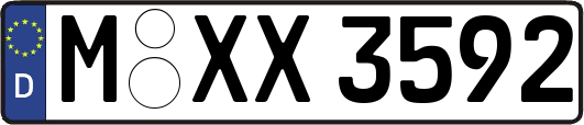 M-XX3592
