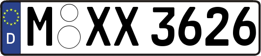 M-XX3626
