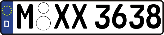 M-XX3638