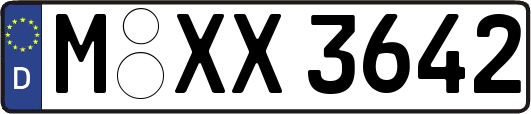 M-XX3642