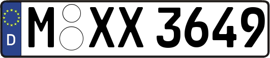 M-XX3649