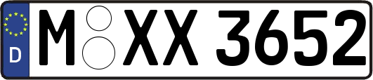 M-XX3652