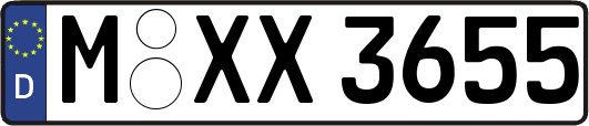 M-XX3655