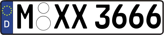 M-XX3666