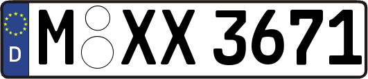 M-XX3671