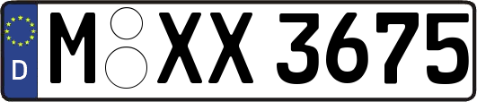 M-XX3675