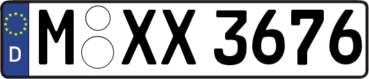 M-XX3676