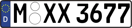 M-XX3677