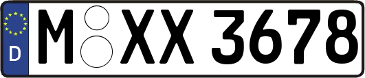 M-XX3678