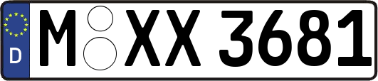 M-XX3681