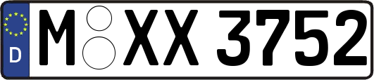 M-XX3752