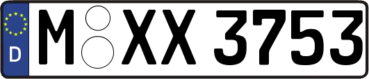 M-XX3753