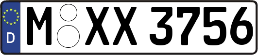 M-XX3756