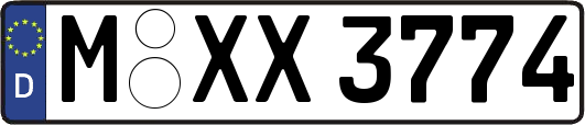 M-XX3774