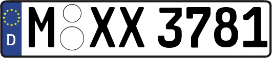 M-XX3781