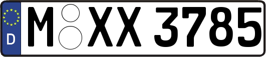 M-XX3785
