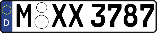 M-XX3787