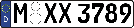M-XX3789