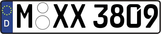 M-XX3809