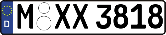 M-XX3818