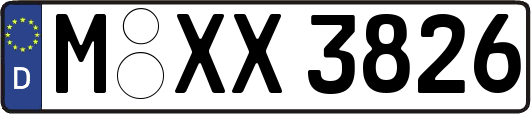 M-XX3826