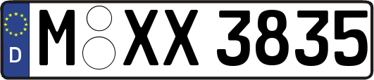 M-XX3835
