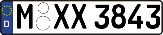 M-XX3843