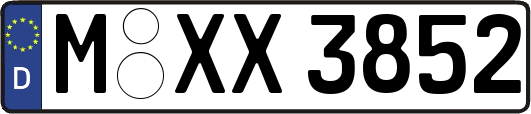 M-XX3852