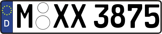 M-XX3875