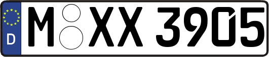 M-XX3905