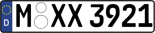 M-XX3921